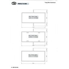 VÁCH NHÔM HỆ TS1000 - TS700