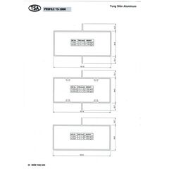 VÁCH NHÔM HỆ TS1000 - TS700