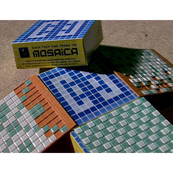 Kính mosaic Hoàng Đạo | Nhôm Kính Hoàng Đạo