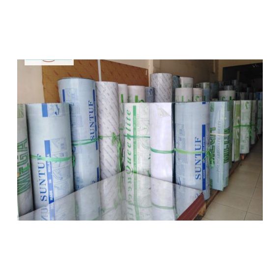 Tấm Polycarbonate đặc ruột lợp lấy sáng